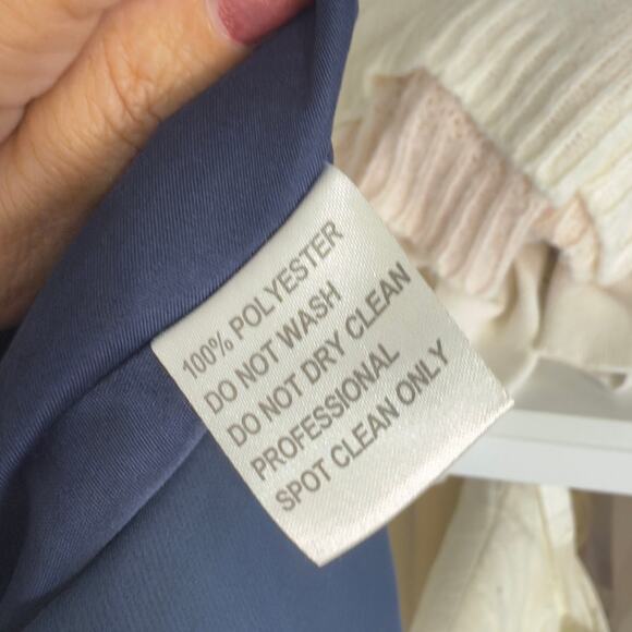 JJ‘s house sz. XS navy blue mother of the bride dress tiered with jacket #4018 - Picture 3 of 10